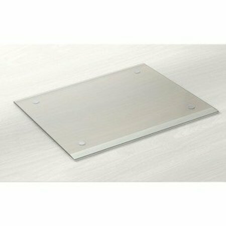 LORELL Deskpad, 24X19, Beveled, Clear LLR39658